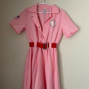 Pink Baseball “Peacherines” Costume